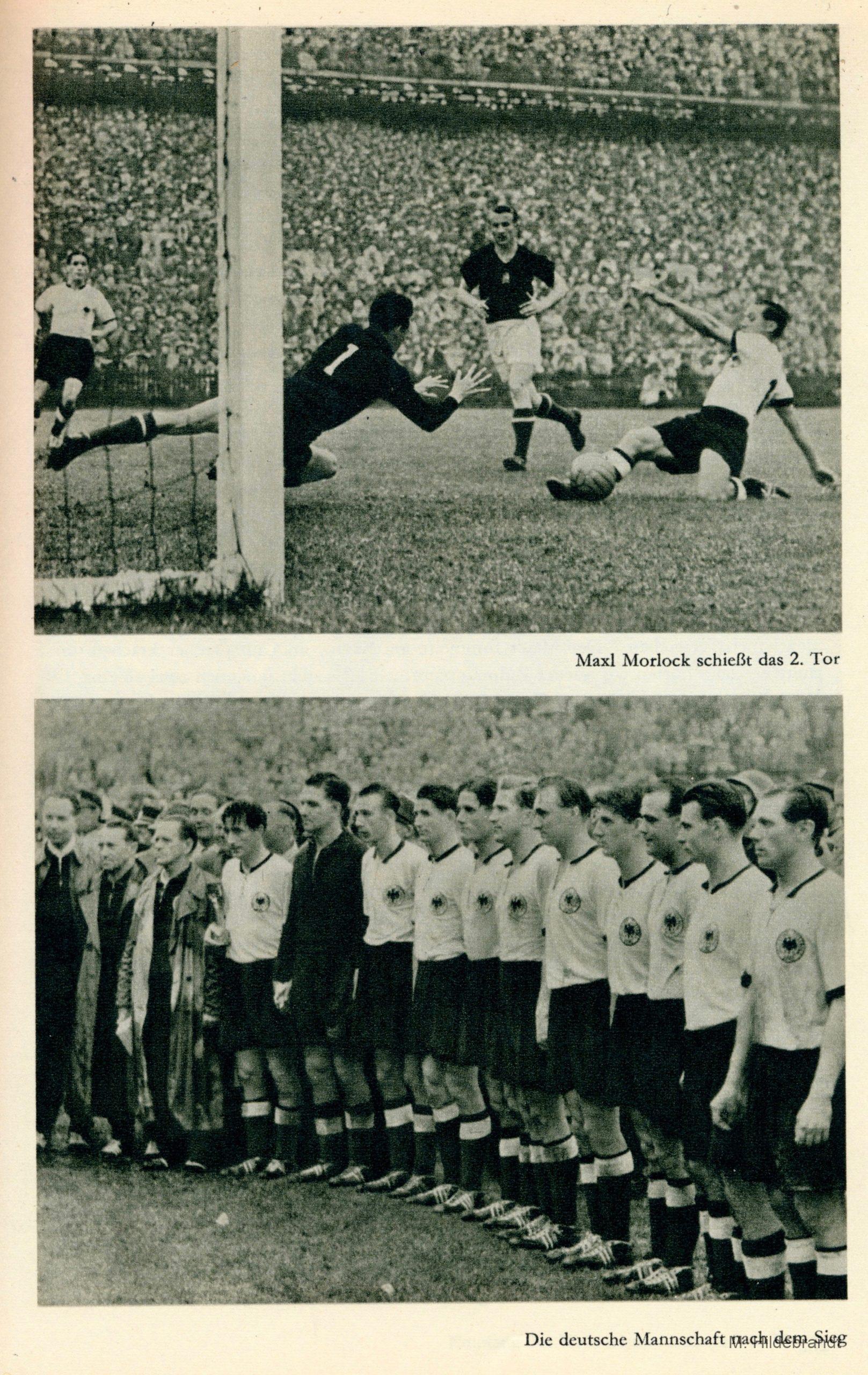 Deutsche Chronik 1954 FußballWeltmeister. Auto Mercedes